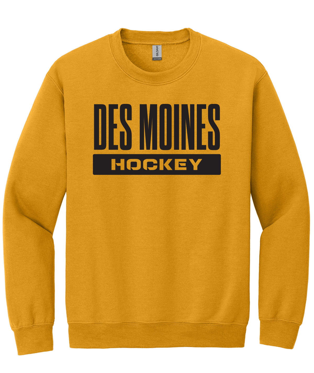 Des Moines Hockey Crewneck Sweatshirt