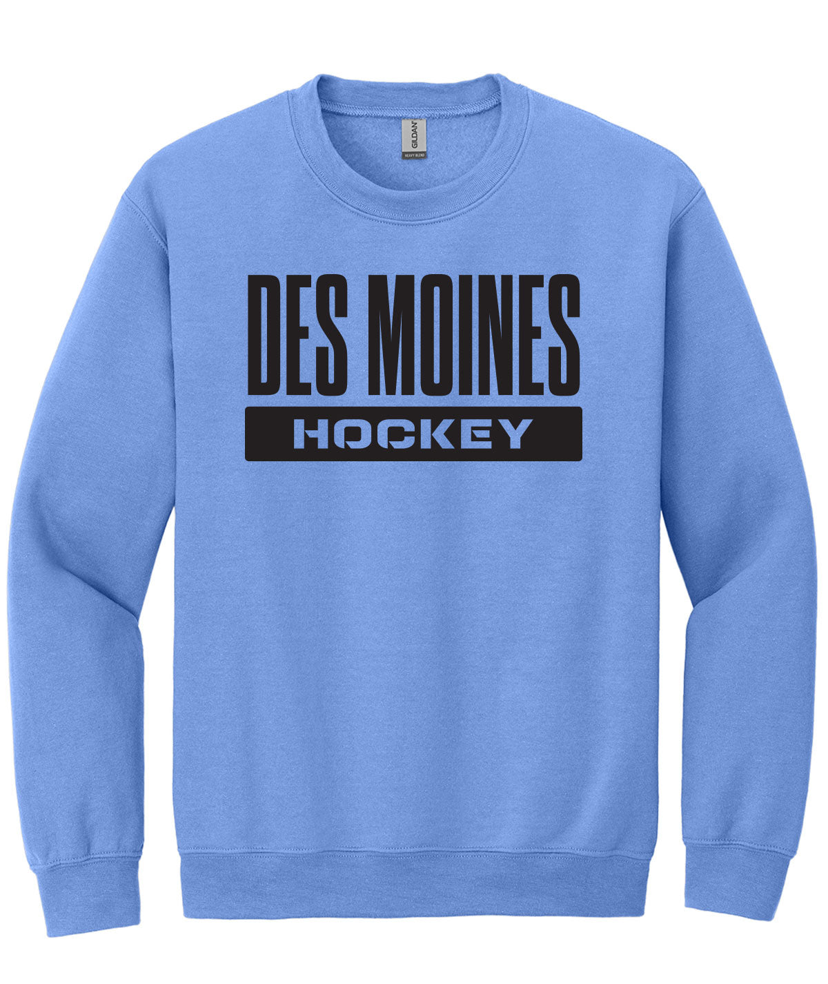 Des Moines Hockey Crewneck Sweatshirt