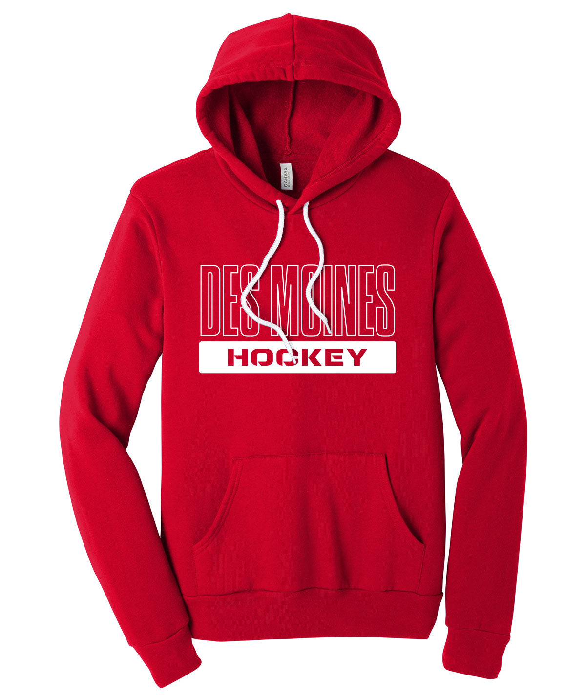 Des Moines Hockey Premium Softstyle Hoodie