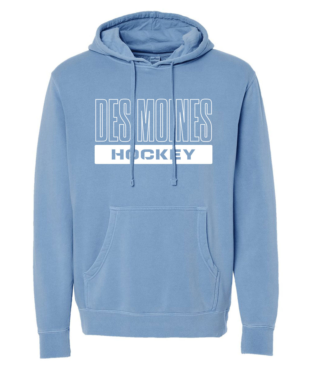 Des Moines Hockey Slouch Hoodie