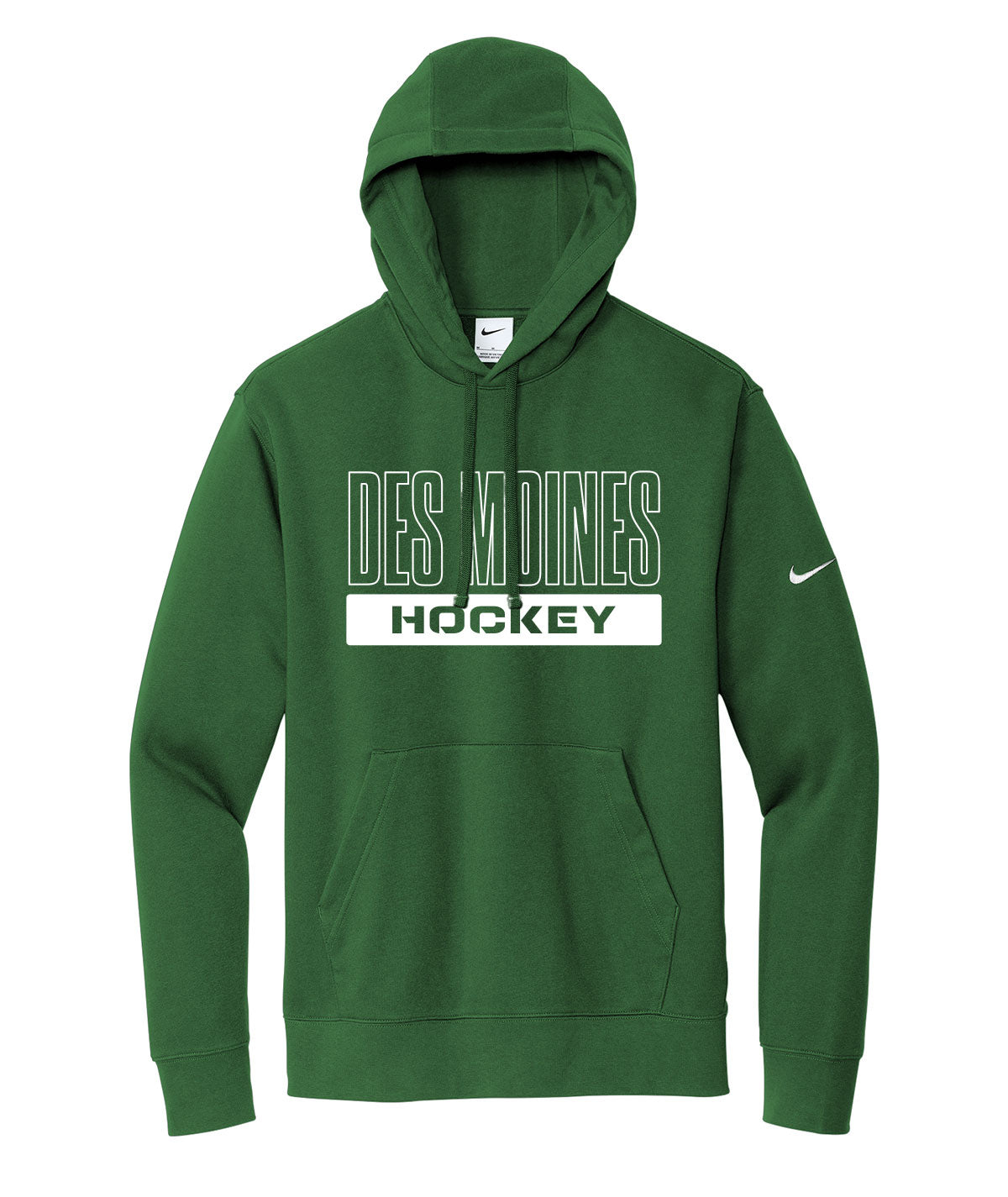 Des Moines Hockey Nike Fleece Hoodie