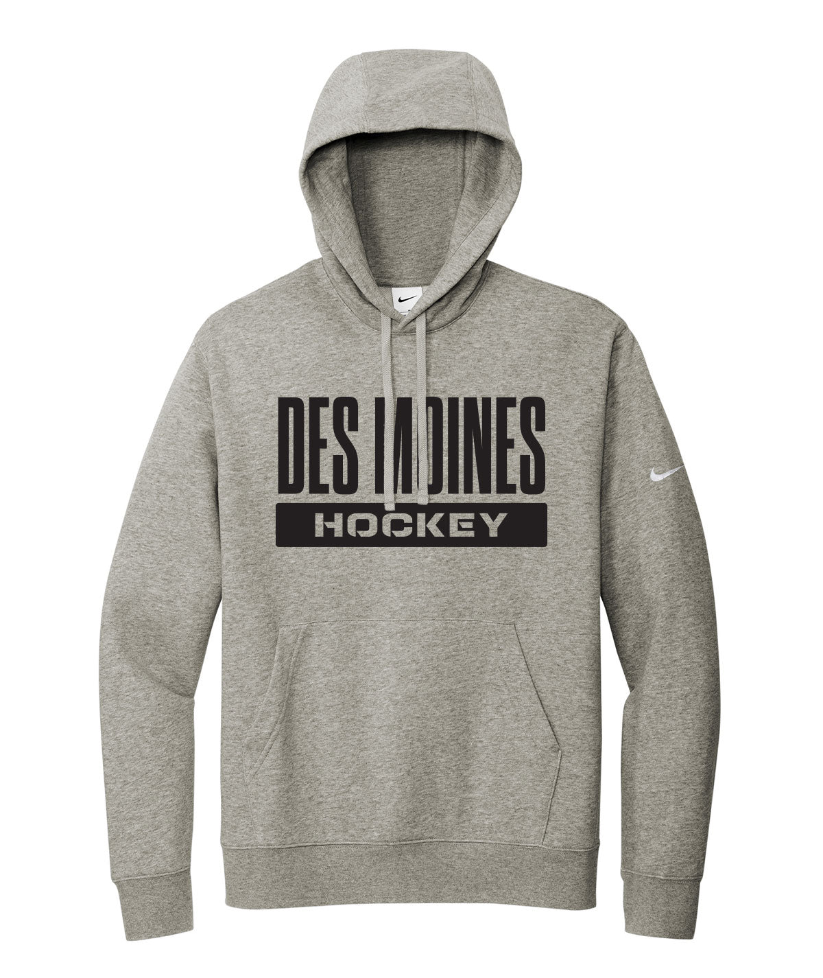 Des Moines Hockey Nike Fleece Hoodie