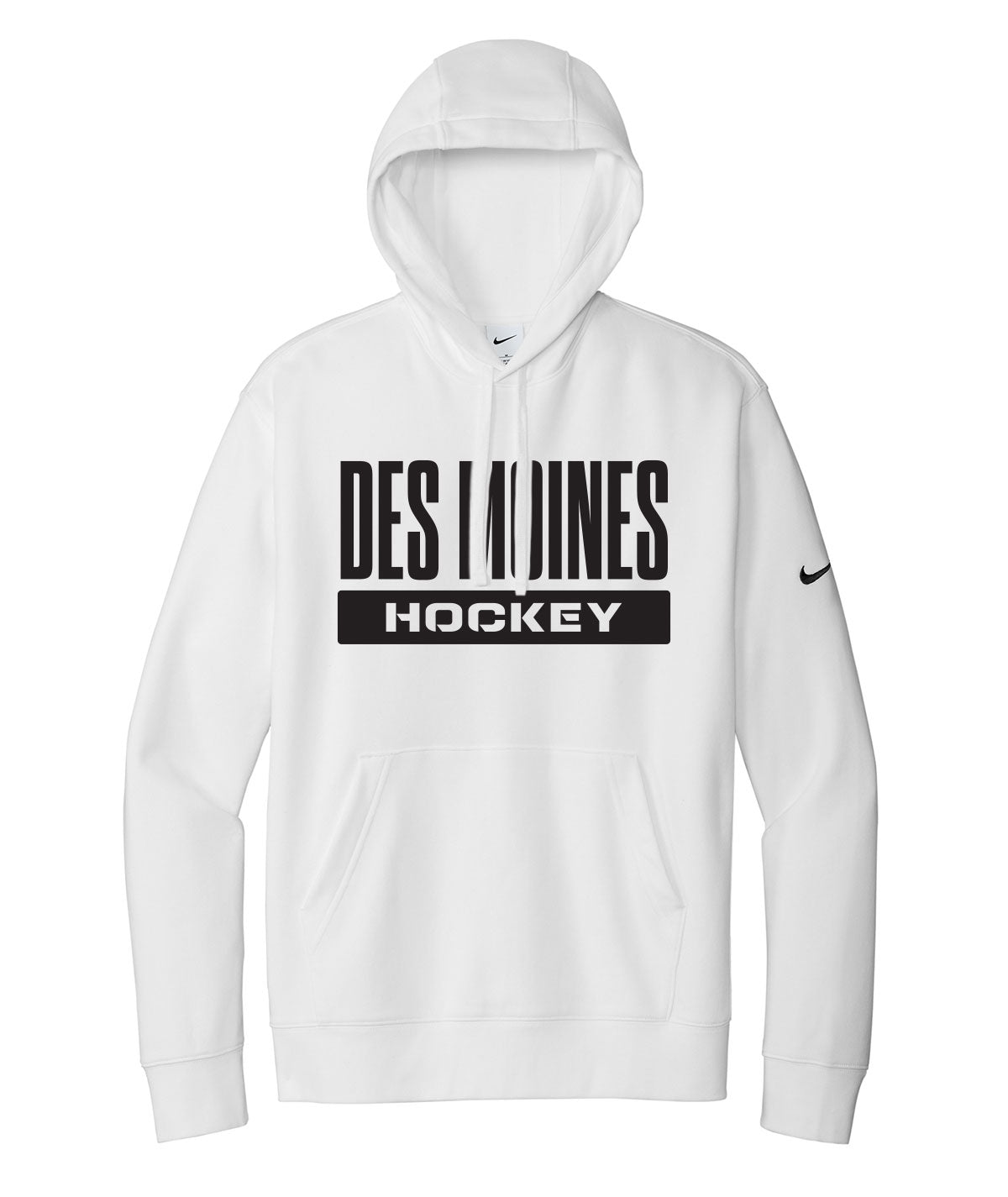 Des Moines Hockey Nike Fleece Hoodie