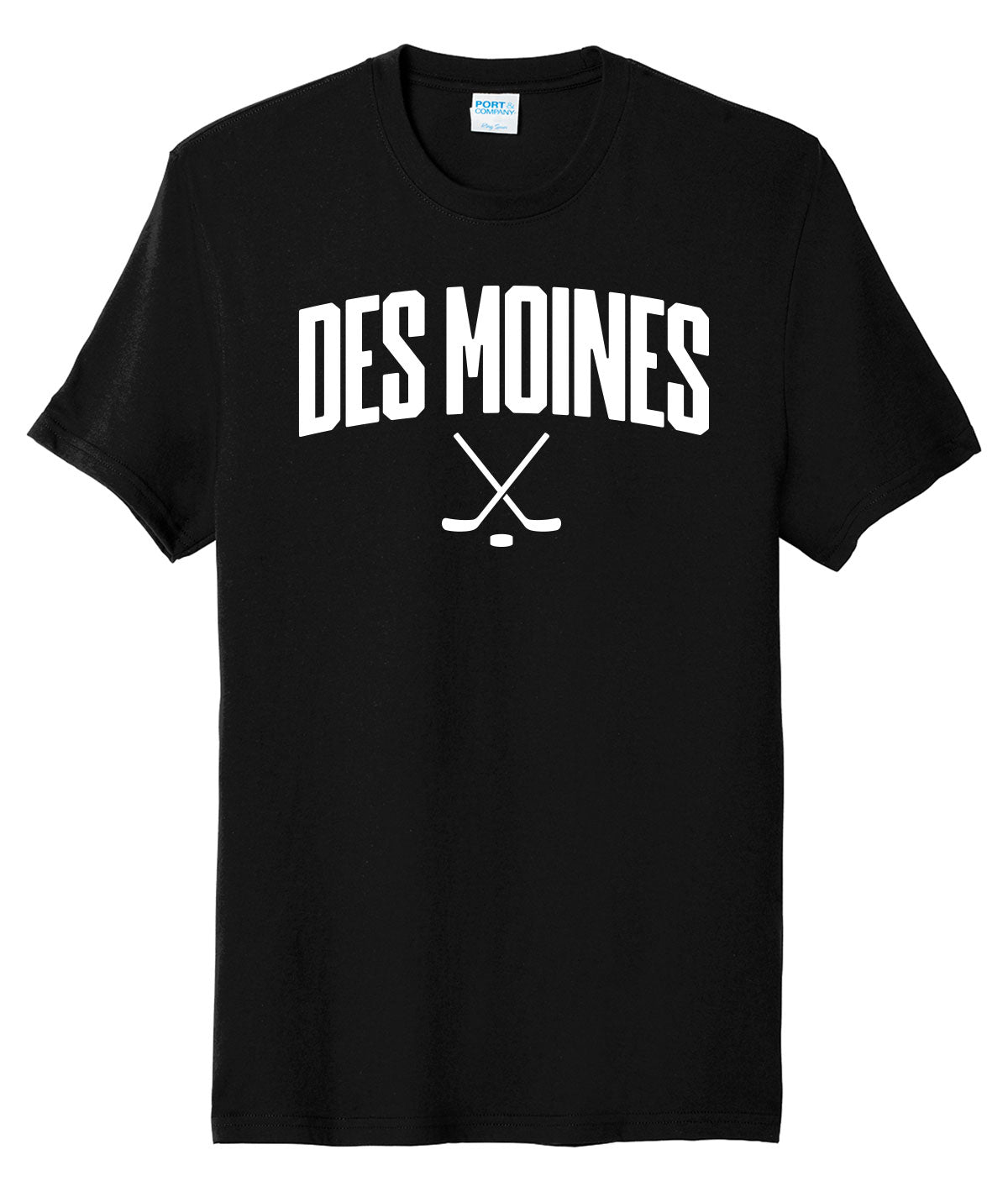 Des Moines Hockey Sticks Soft Tee