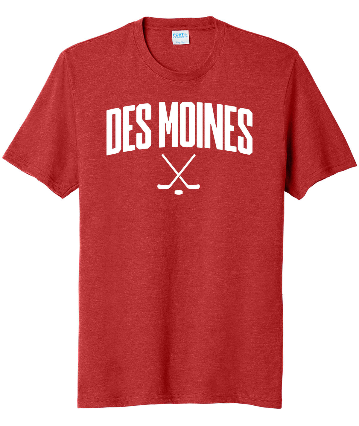 Des Moines Hockey Sticks Soft Tee