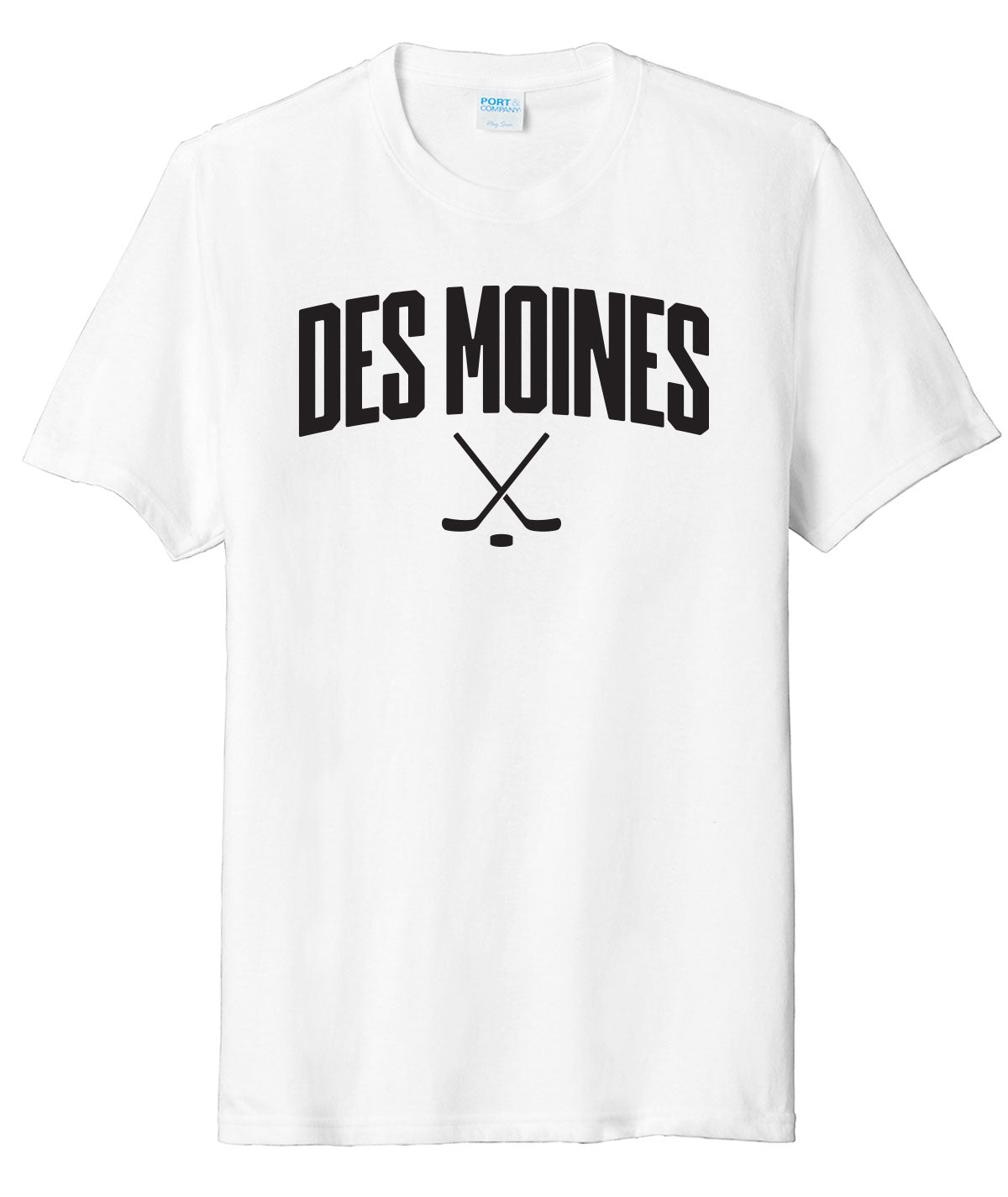 Des Moines Hockey Sticks Soft Tee