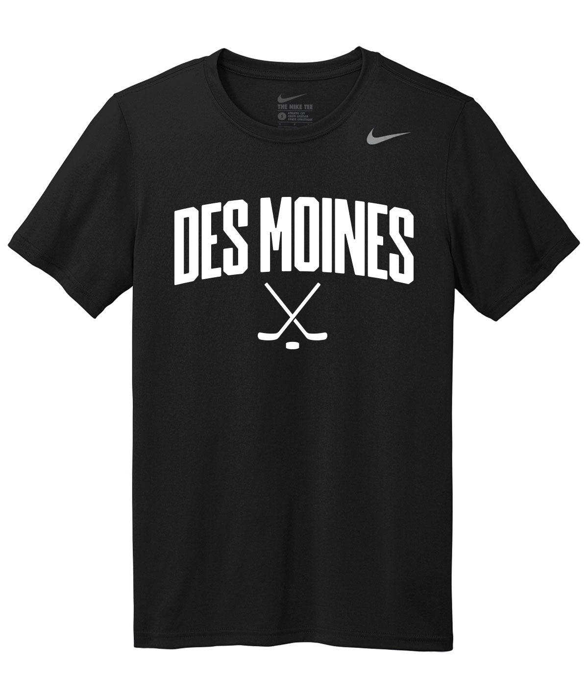 Des Moines Hockey Sticks Nike Legend Tee