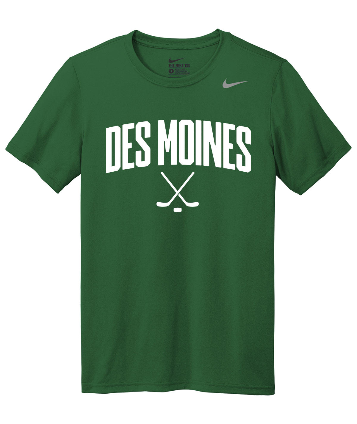 Des Moines Hockey Sticks Nike Legend Tee