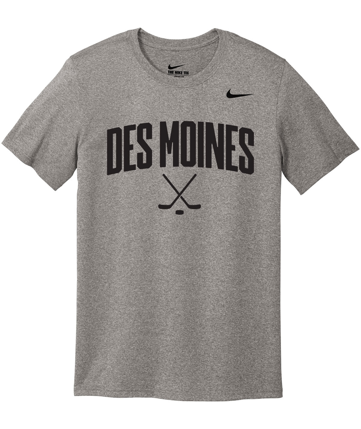 Des Moines Hockey Sticks Nike Legend Tee