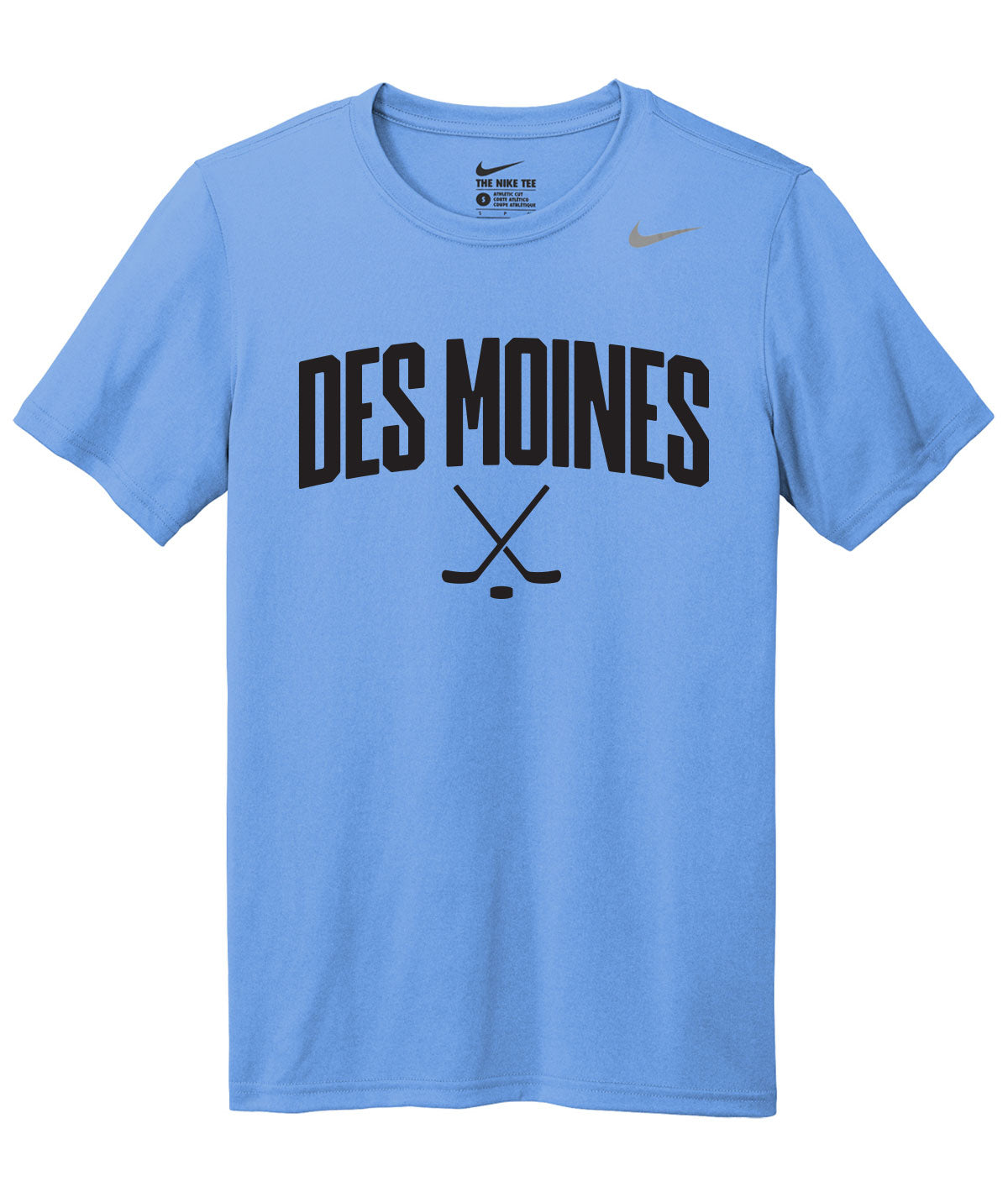 Des Moines Hockey Sticks Nike Legend Tee