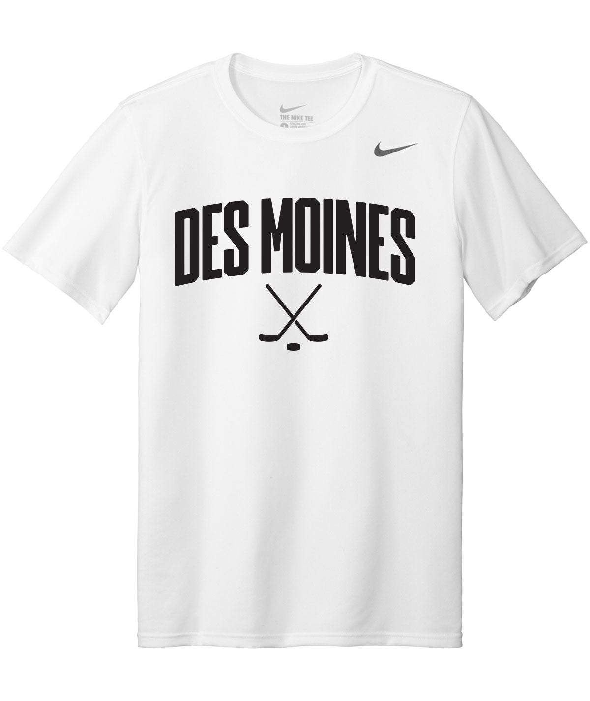 Des Moines Hockey Sticks Nike Legend Tee