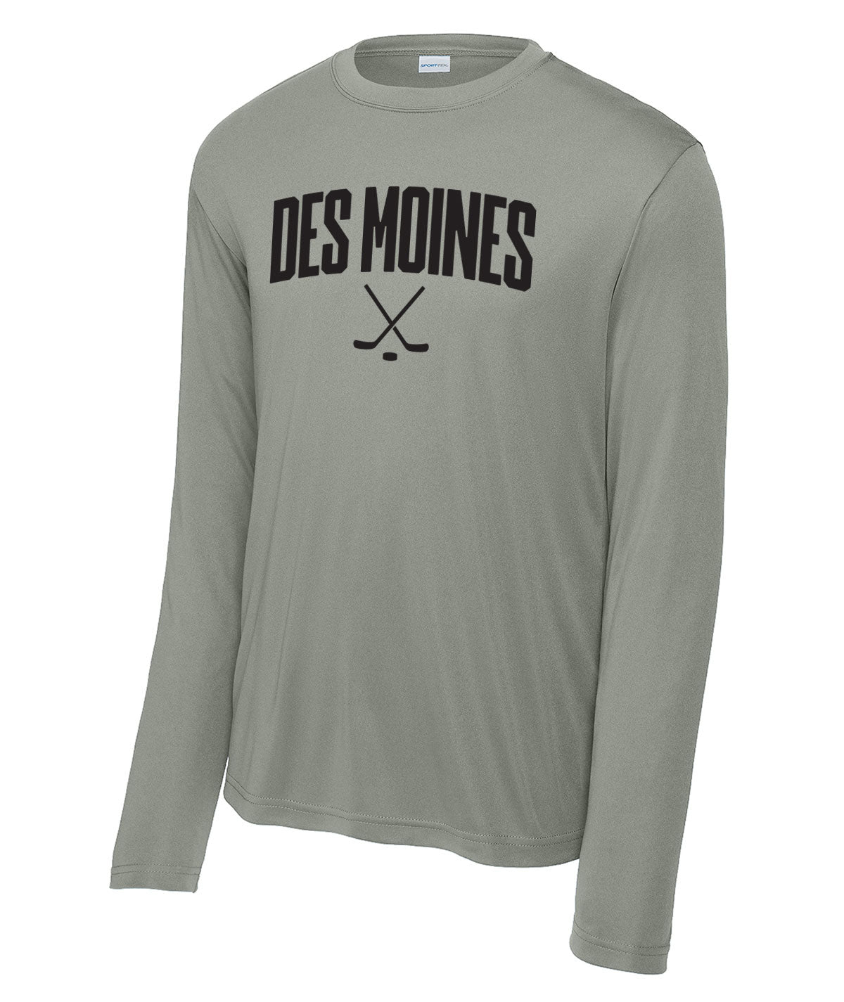 Des Moines Hockey Sticks Long-Sleeve Performance Tee