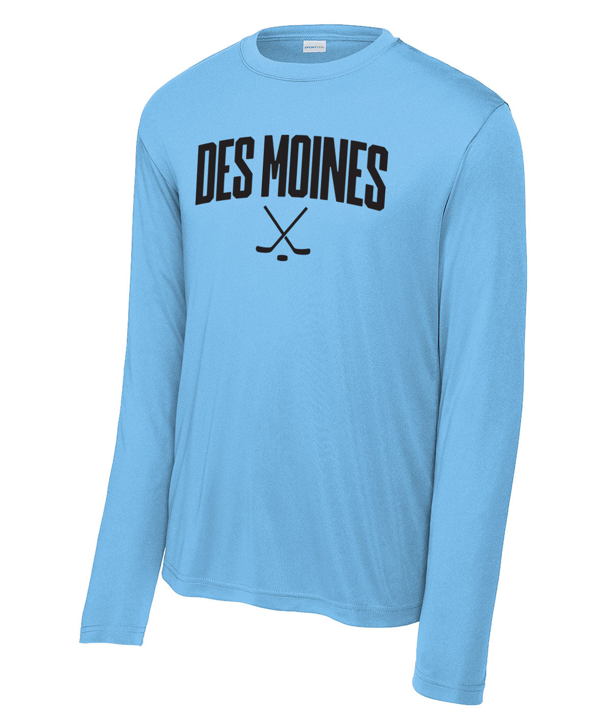 Des Moines Hockey Sticks Long-Sleeve Performance Tee