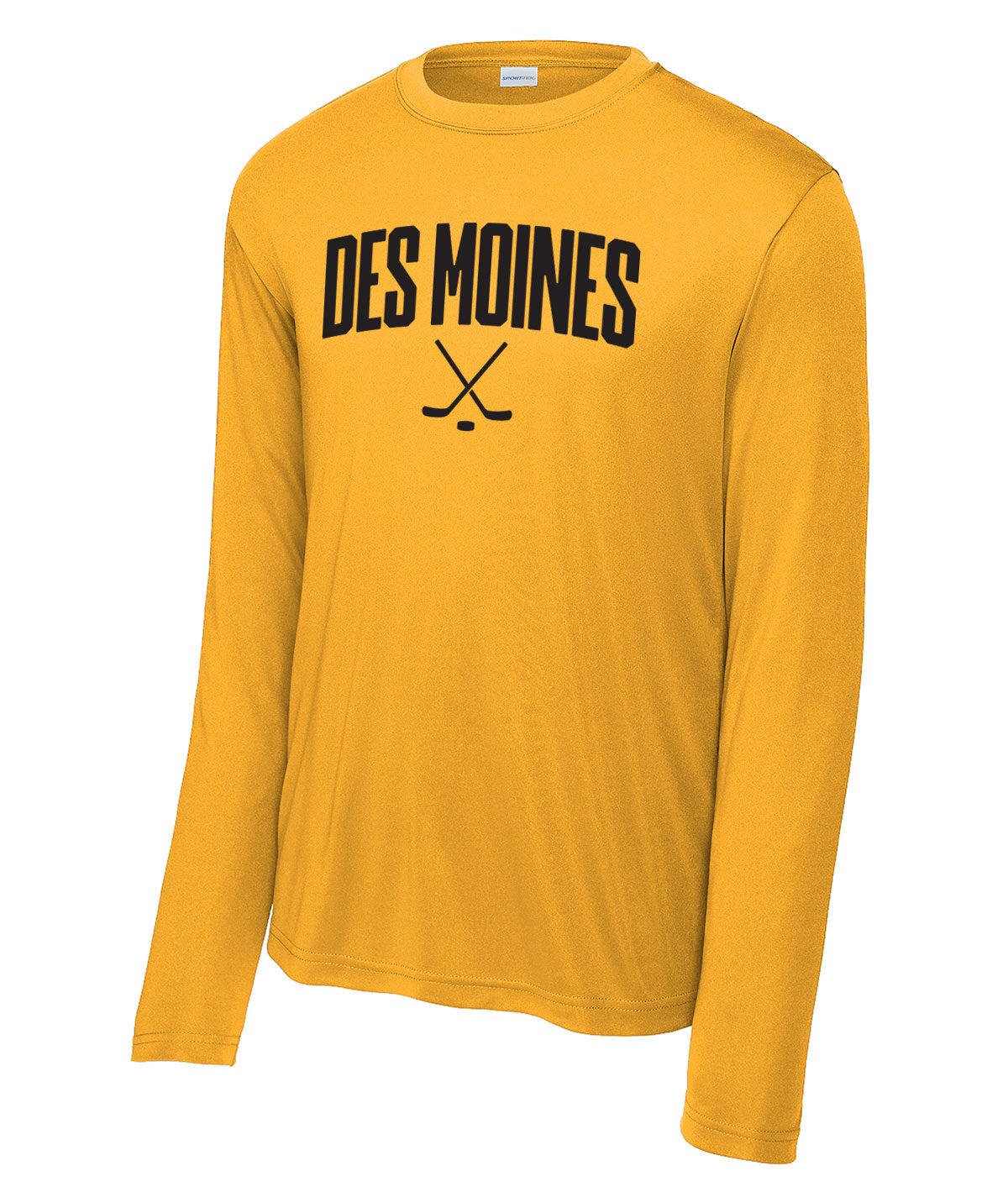 Des Moines Hockey Sticks Long-Sleeve Performance Tee