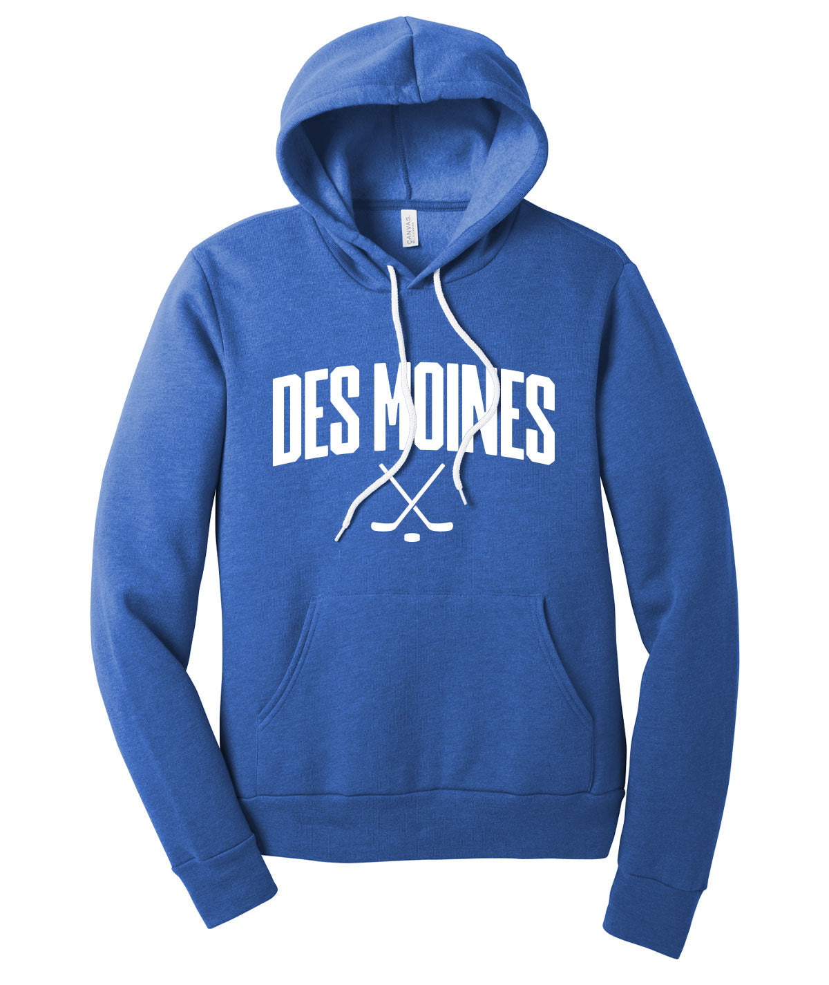 Des Moines Hockey Sticks Premium Softstyle Hoodie