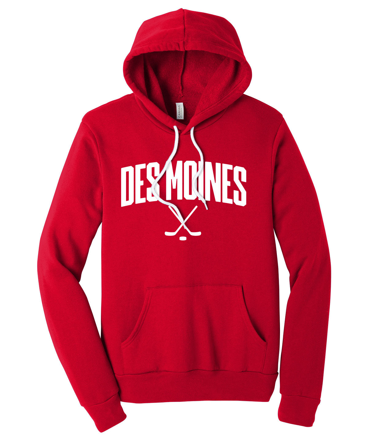 Des Moines Hockey Sticks Premium Softstyle Hoodie