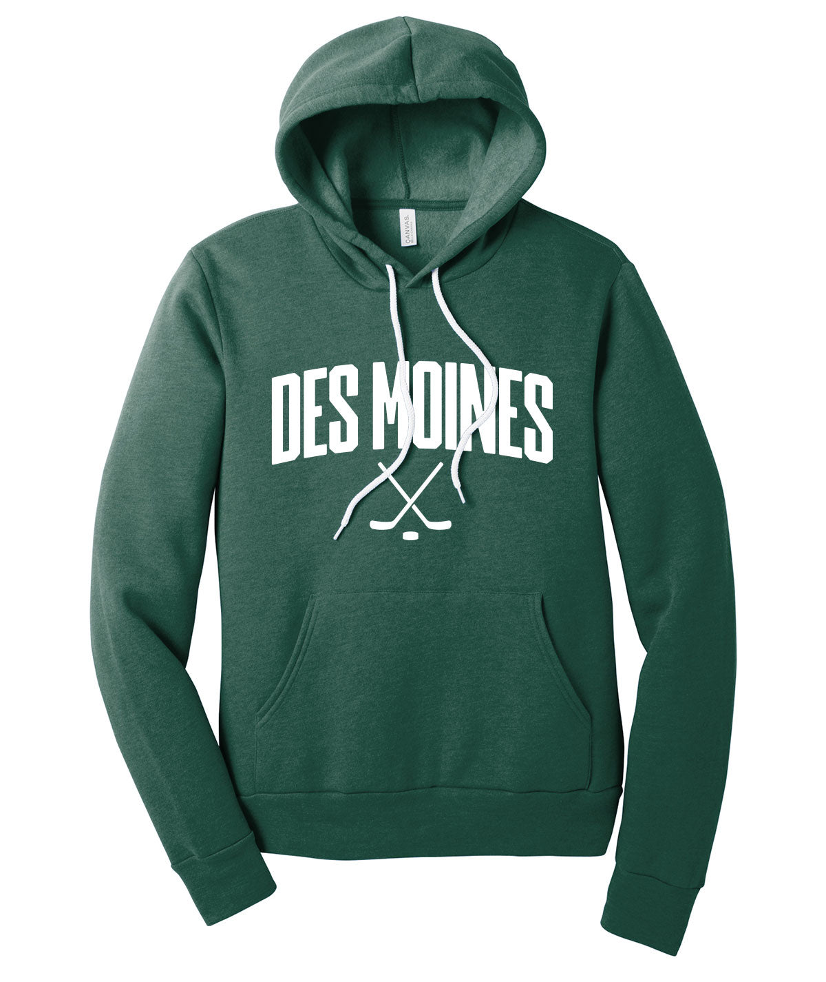 Des Moines Hockey Sticks Premium Softstyle Hoodie