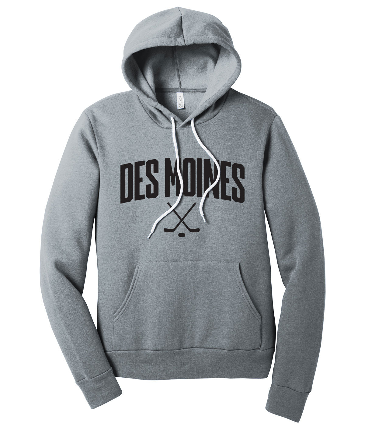 Des Moines Hockey Sticks Premium Softstyle Hoodie