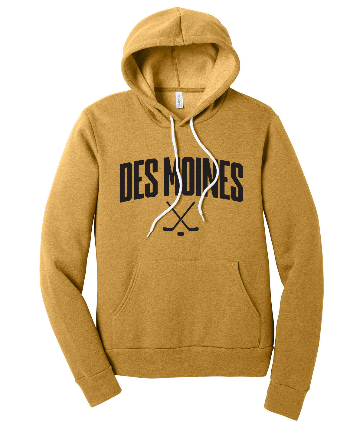 Des Moines Hockey Sticks Premium Softstyle Hoodie