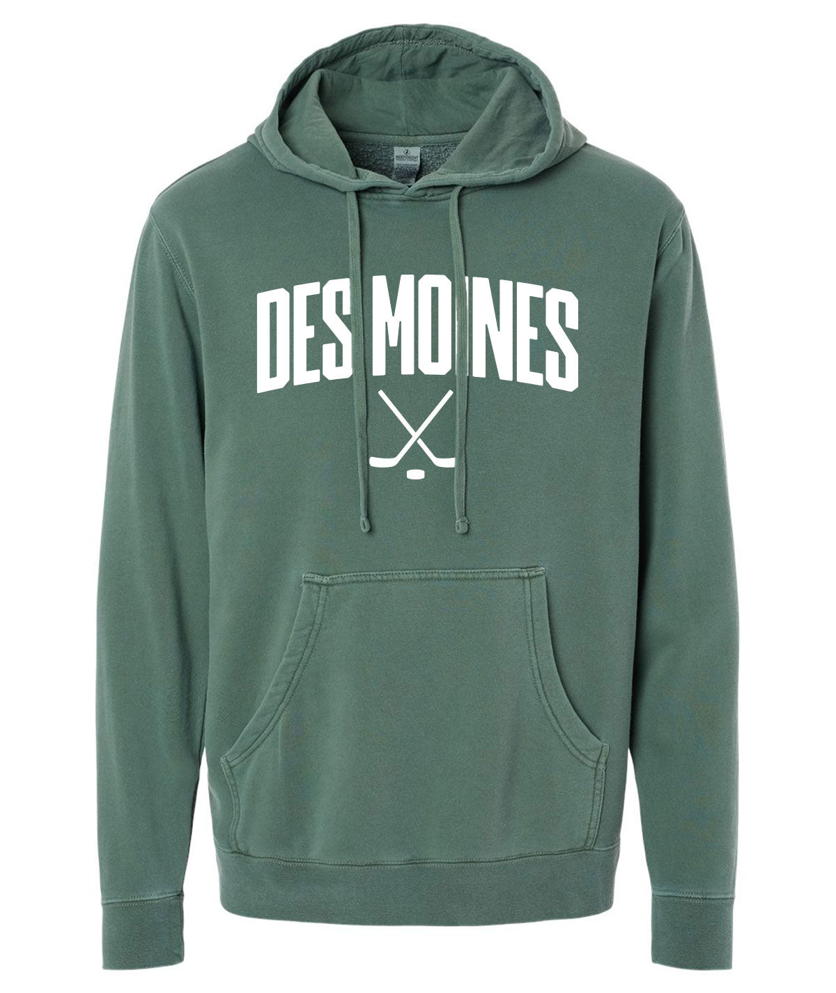 Des Moines Hockey Sticks Slouch Hoodie