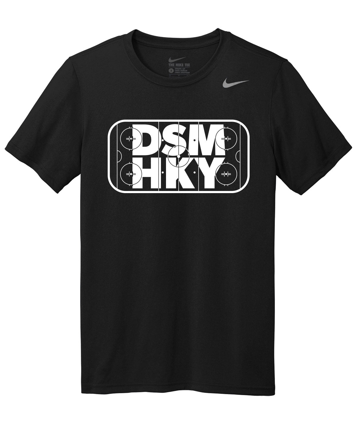 Des Moines Hockey DSM HKY Nike Legend Tee