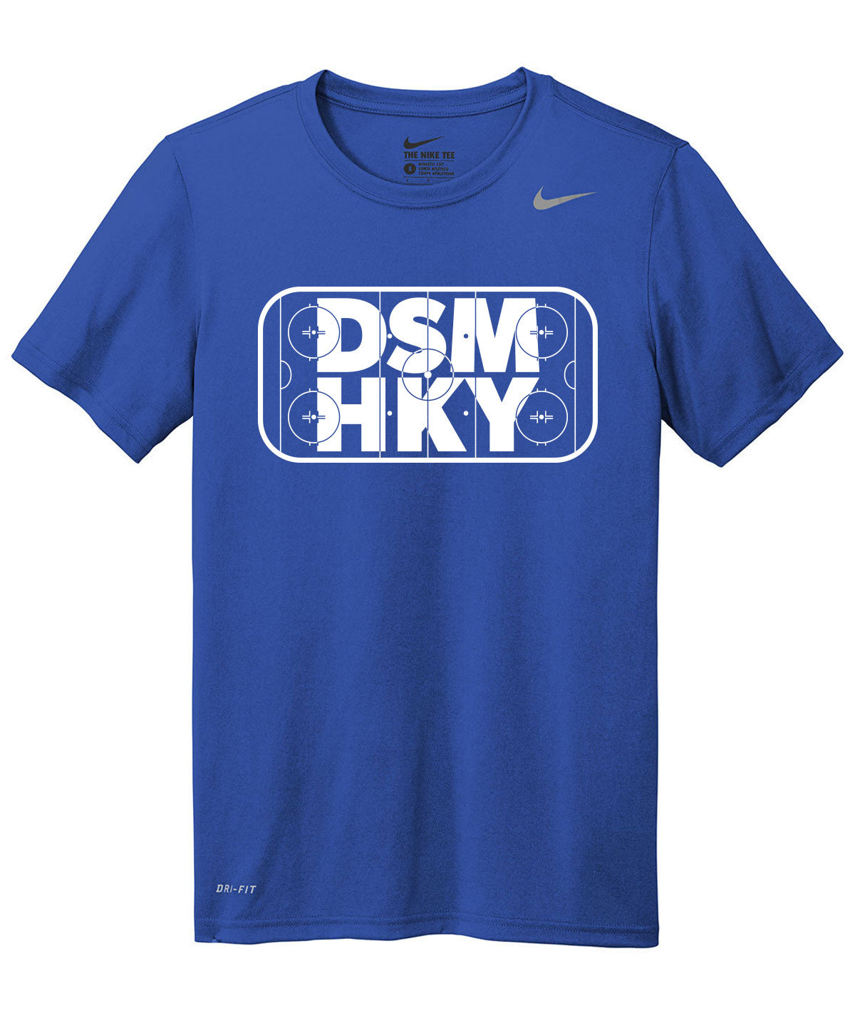 Des Moines Hockey DSM HKY Nike Legend Tee