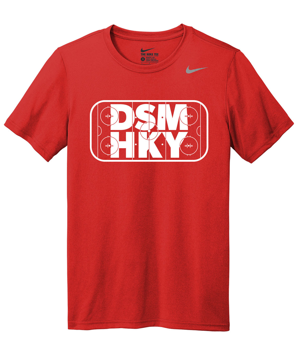 Des Moines Hockey DSM HKY Nike Legend Tee