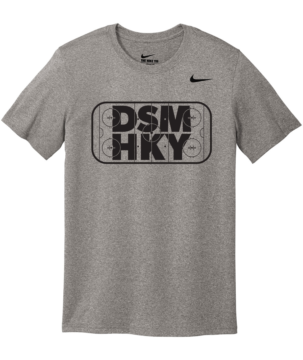 Des Moines Hockey DSM HKY Nike Legend Tee
