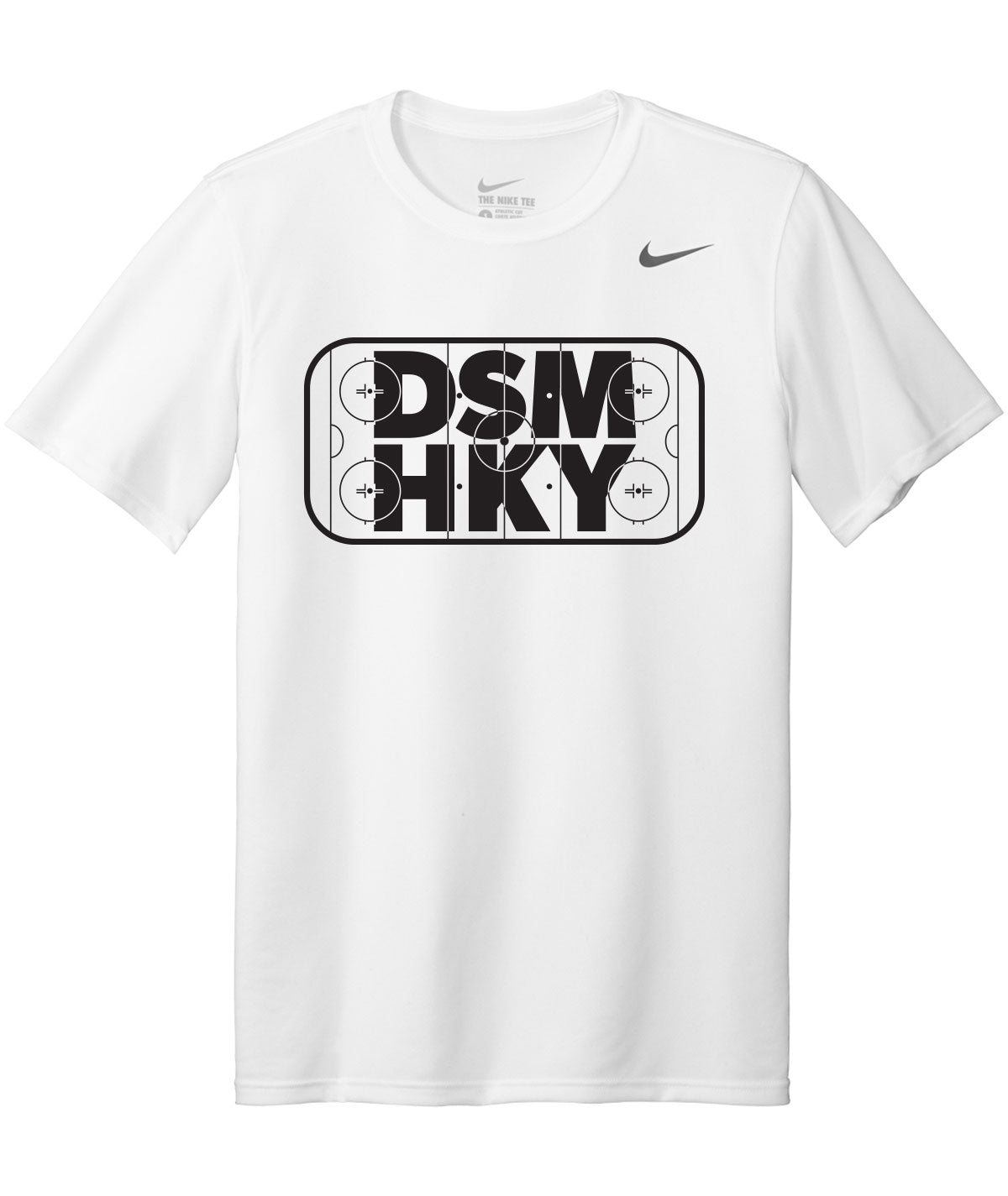 Des Moines Hockey DSM HKY Nike Legend Tee