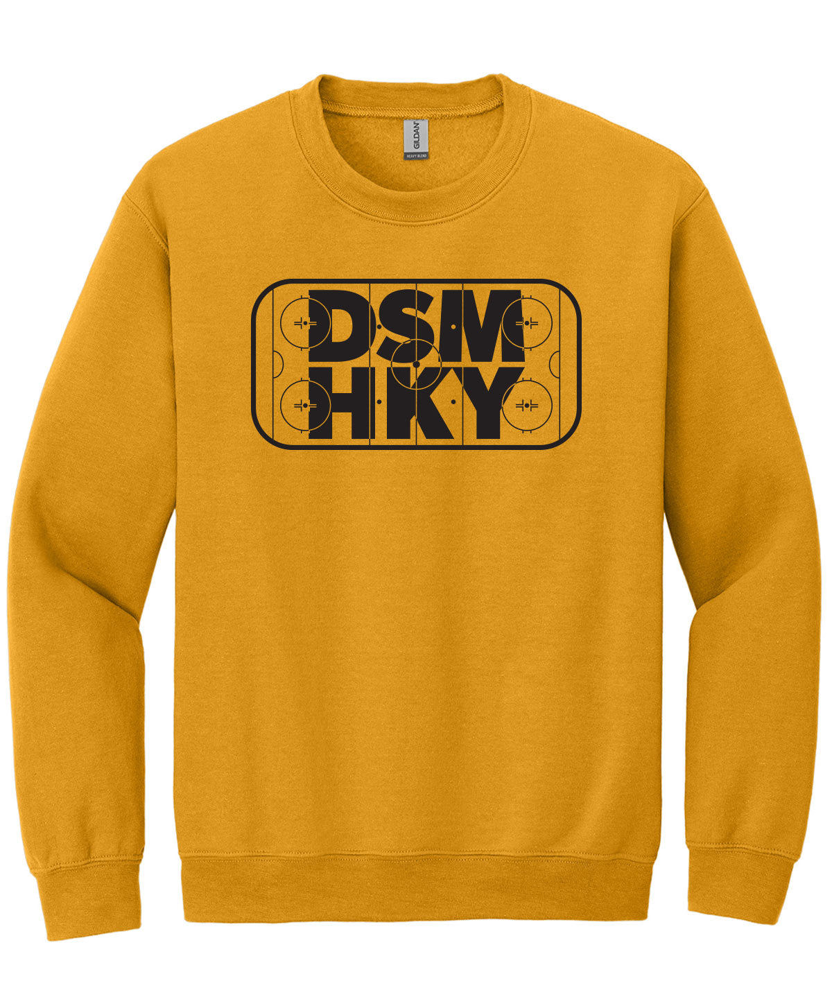 Des Moines Hockey DSM HKY Crewneck Sweatshirt