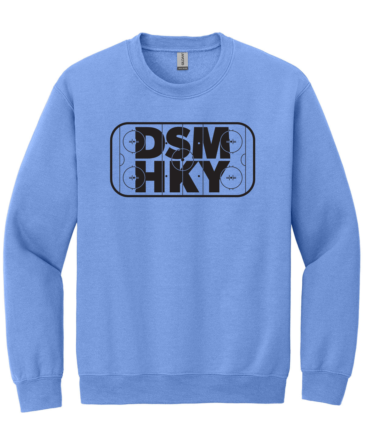Des Moines Hockey DSM HKY Crewneck Sweatshirt
