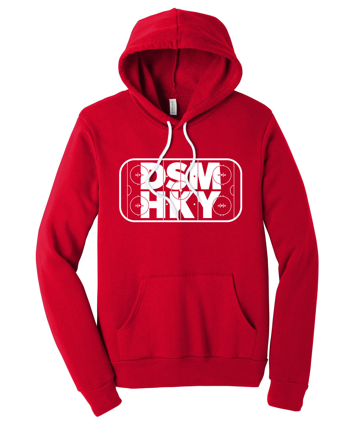 Des Moines Hockey DSM HKY Premium Softstyle Hoodie
