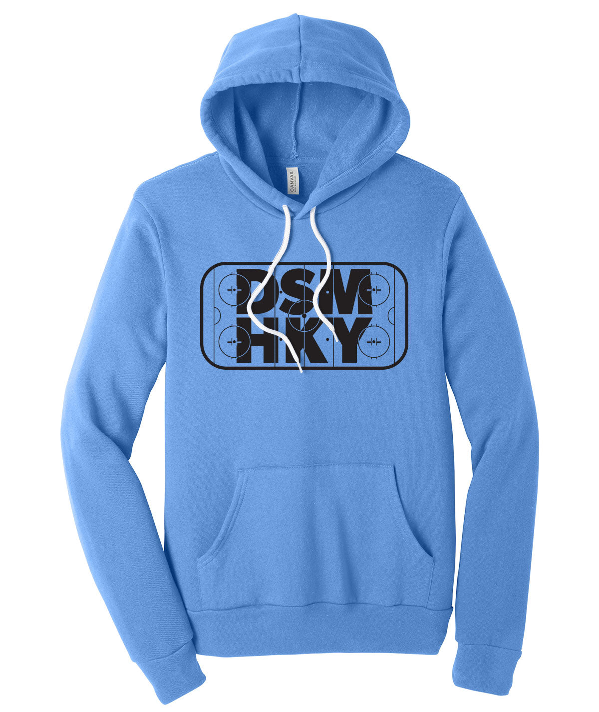 Des Moines Hockey DSM HKY Premium Softstyle Hoodie