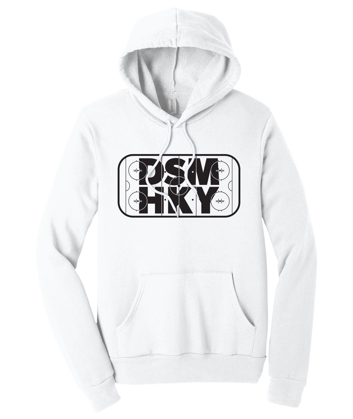 Des Moines Hockey DSM HKY Premium Softstyle Hoodie