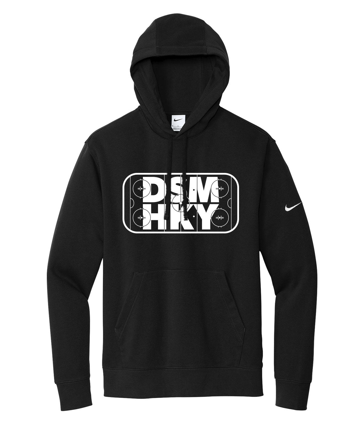 Des Moines Hockey DSM HKY Nike Fleece Hoodie
