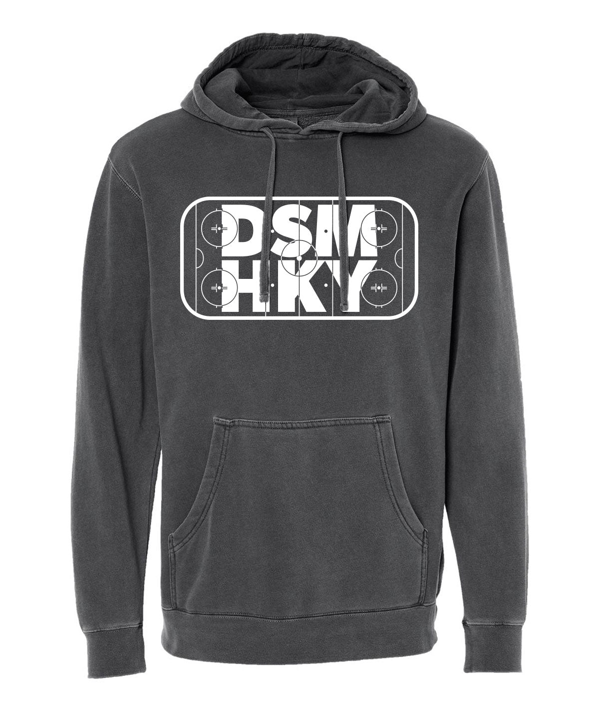 Des Moines Hockey DSM HKY Slouch Hoodie
