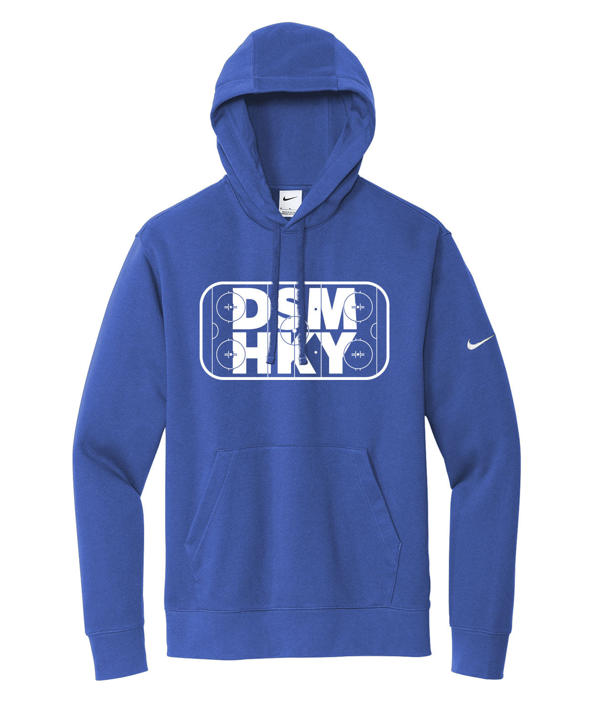 Des Moines Hockey DSM HKY Nike Fleece Hoodie