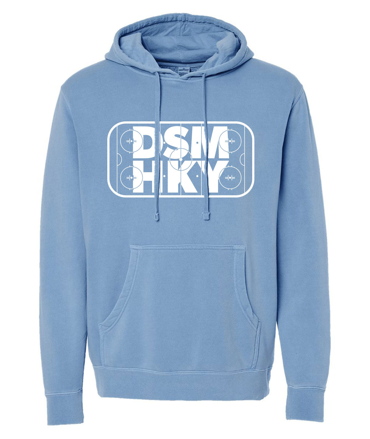 Des Moines Hockey DSM HKY Slouch Hoodie