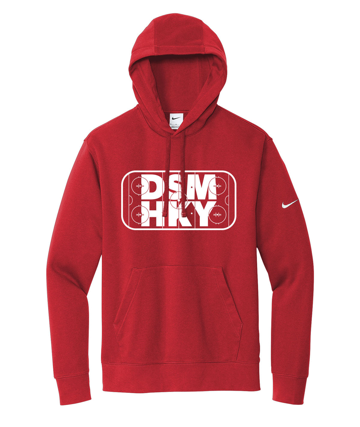 Des Moines Hockey DSM HKY Nike Fleece Hoodie