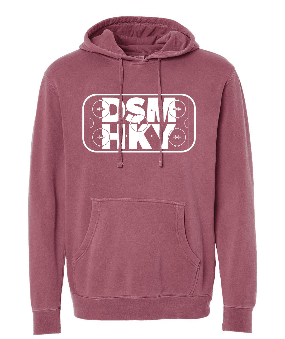 Des Moines Hockey DSM HKY Slouch Hoodie