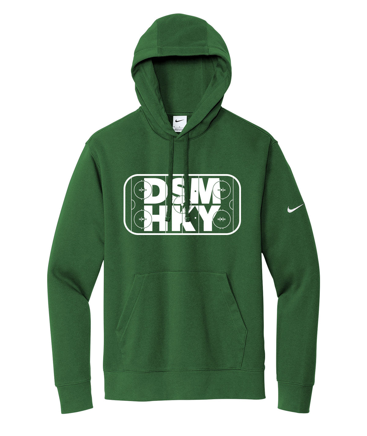 Des Moines Hockey DSM HKY Nike Fleece Hoodie