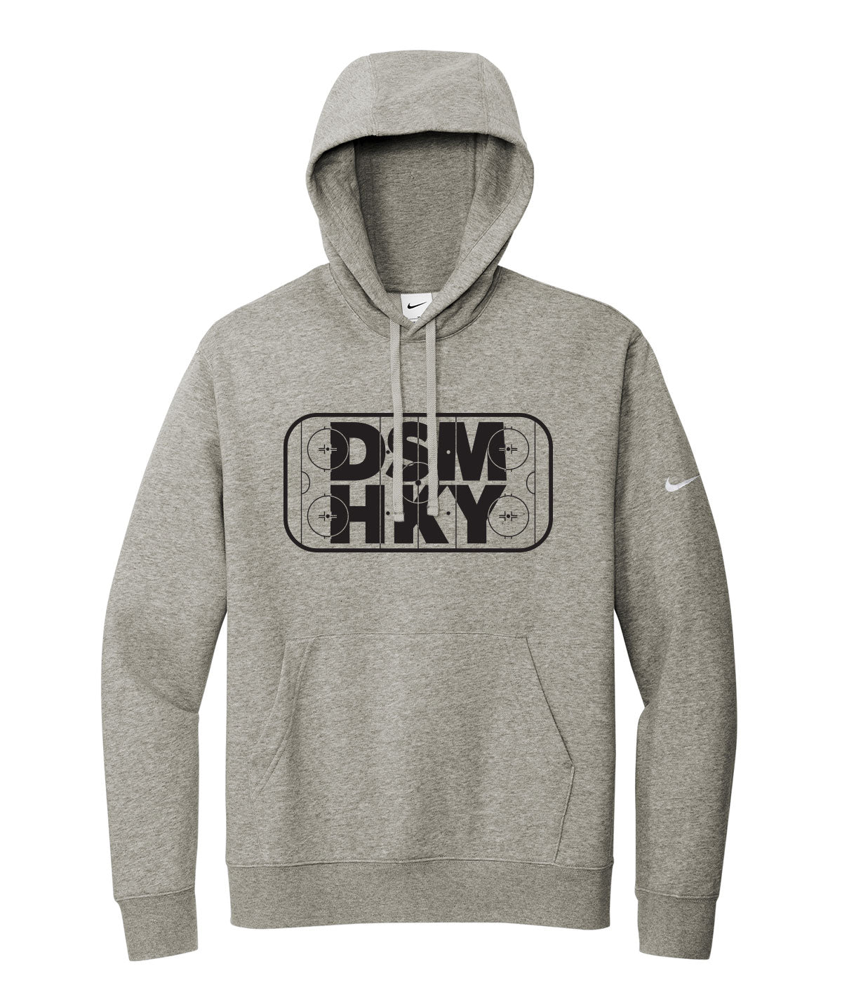 Des Moines Hockey DSM HKY Nike Fleece Hoodie