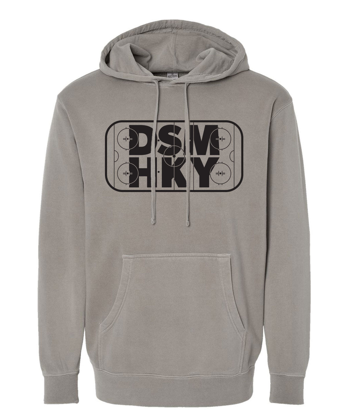 Des Moines Hockey DSM HKY Slouch Hoodie