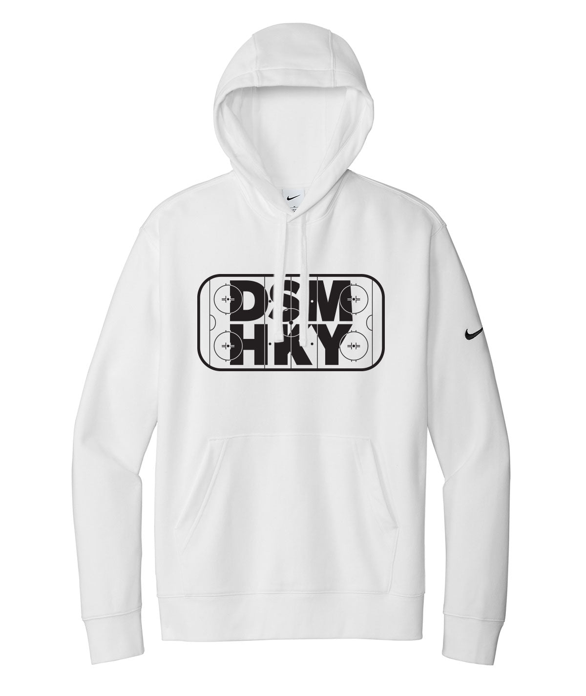 Des Moines Hockey DSM HKY Nike Fleece Hoodie