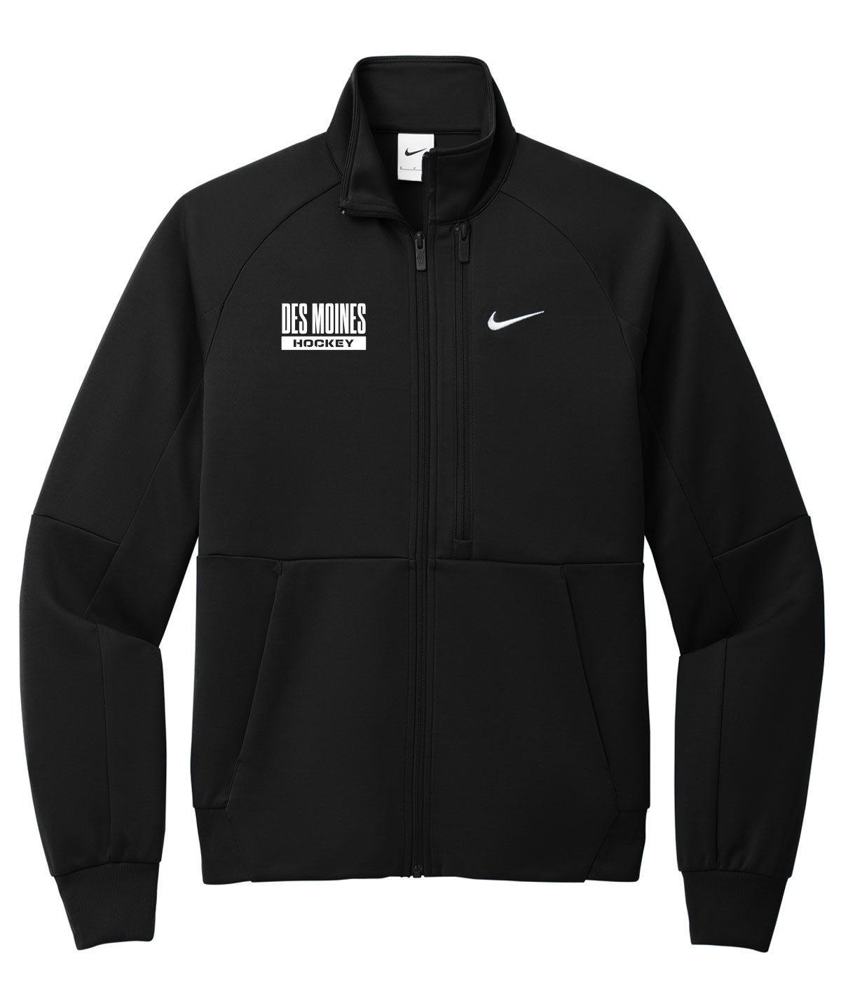Des Moines Hockey Full Zip Nike Pullover