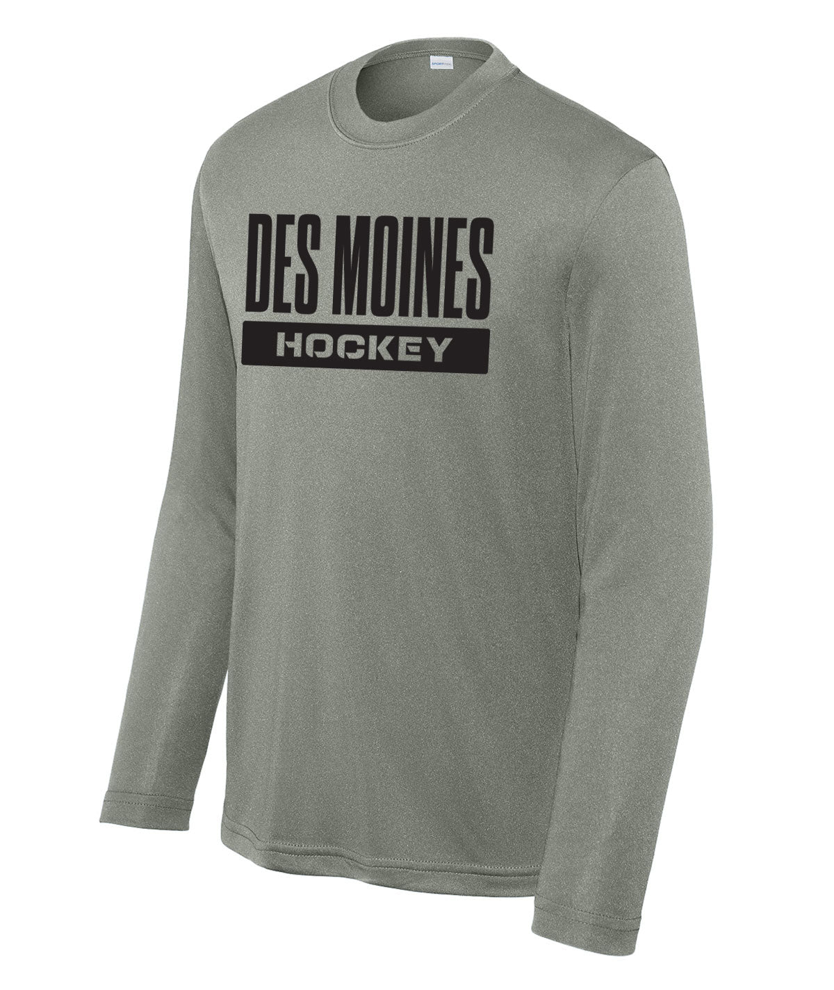 Des Moines Hockey Youth Long-Sleeve Performance Tee