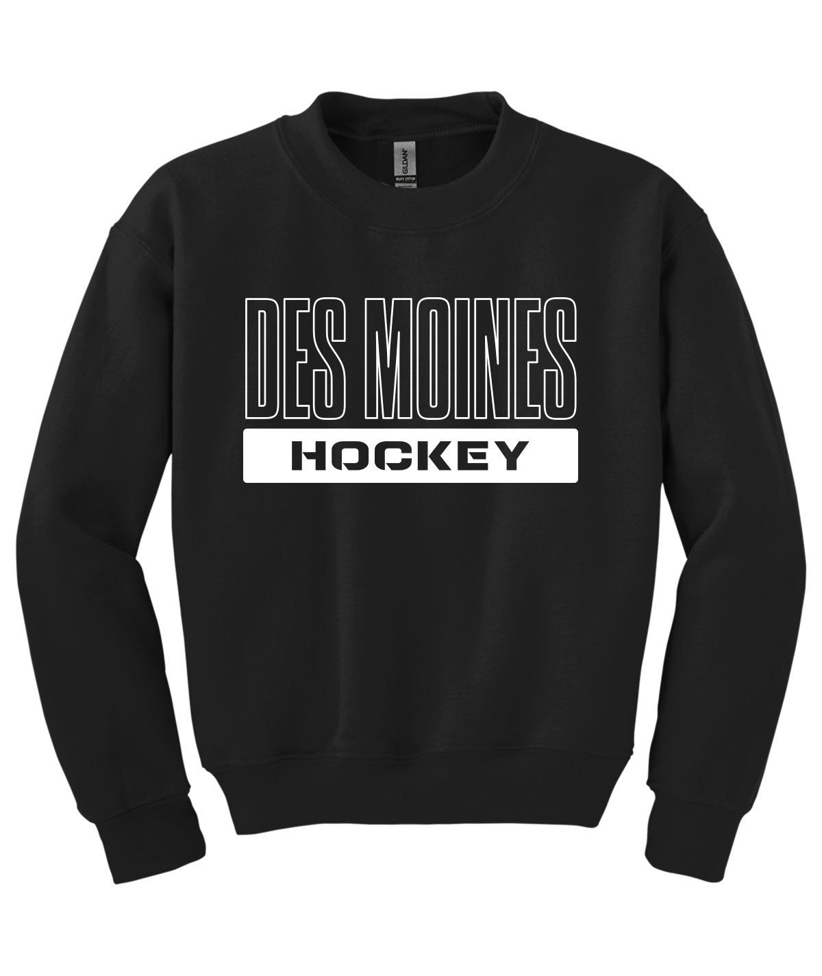 Des Moines Hockey Youth Crewneck Sweatshirt