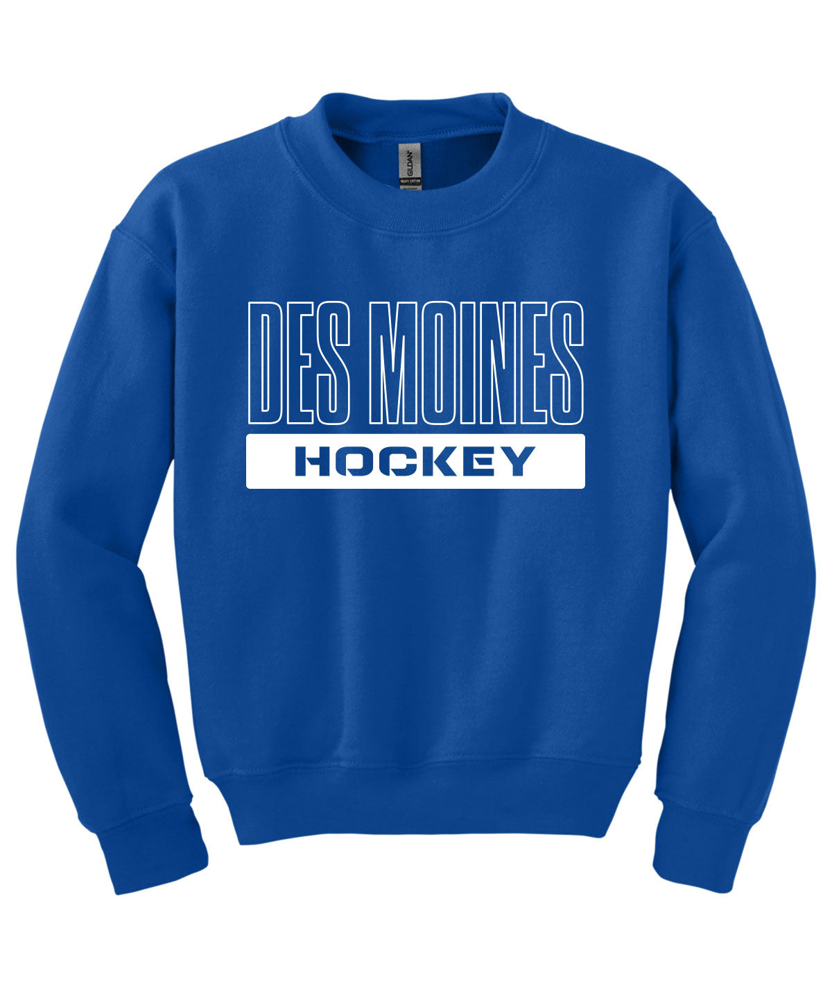 Des Moines Hockey Youth Crewneck Sweatshirt
