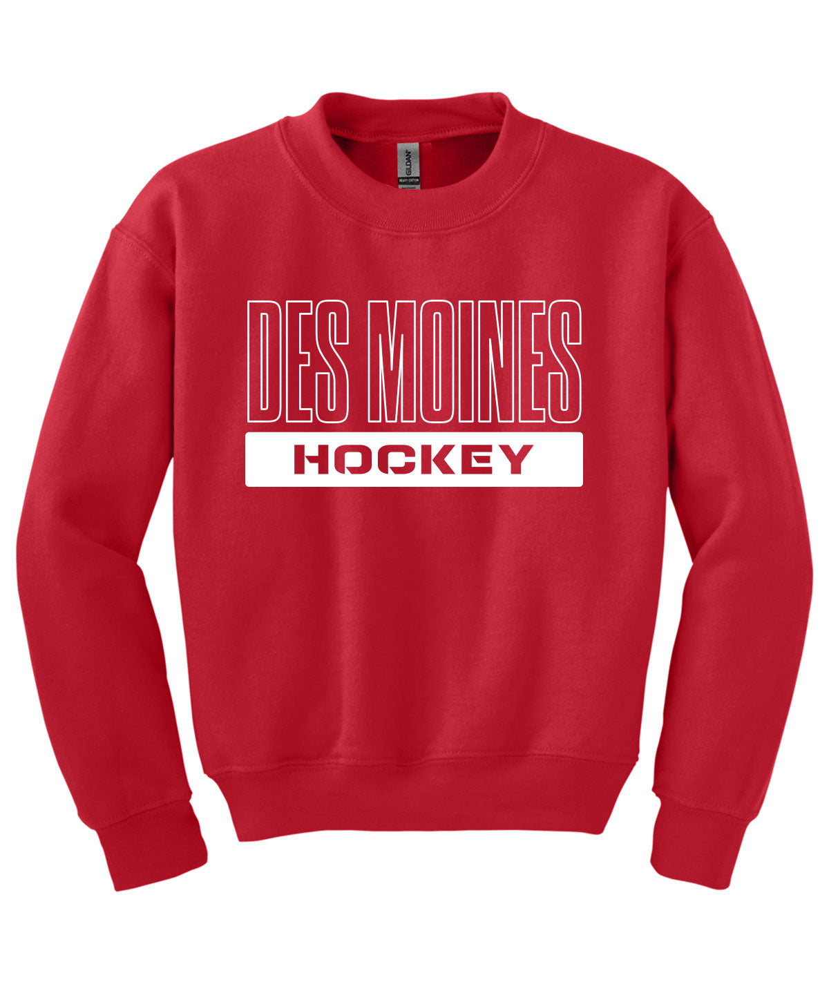 Des Moines Hockey Youth Crewneck Sweatshirt
