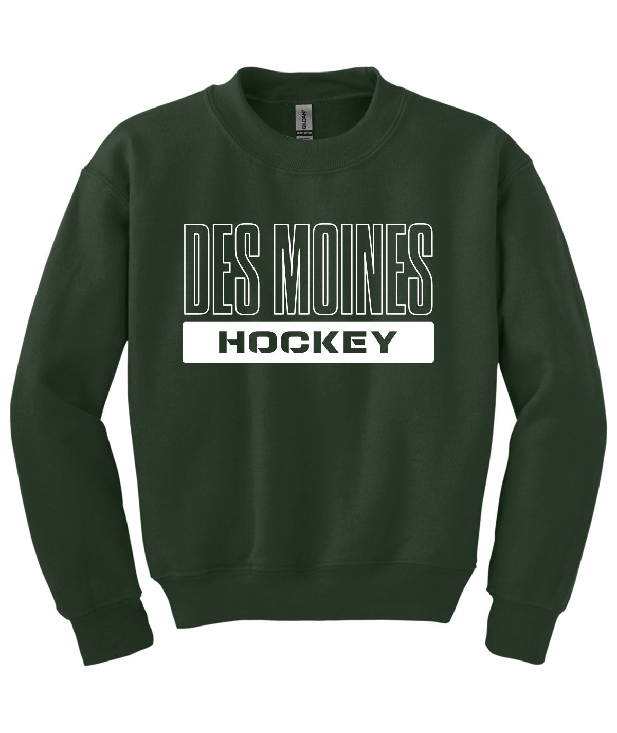 Des Moines Hockey Youth Crewneck Sweatshirt